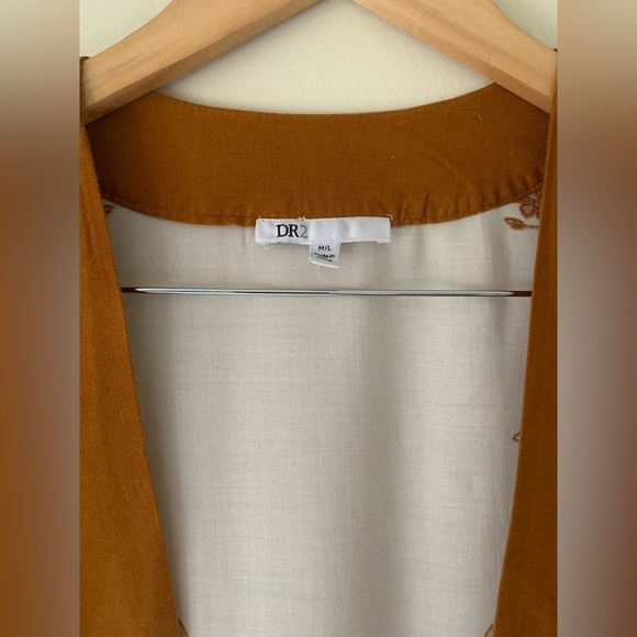 DR2 BY DANIEL RAINN Floral Border Print Duster - Picture 5 of 11